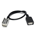 Miniatyrbilde 1 av 5: USB Kabel Adapter Aux 2008 og nyere For Civic Jazz/cr-v Accord/cr-z 09-13 Mp3 GHM [Db] Black