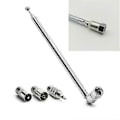 Miniatyrbilde 3 av 4: 75 Ohm Teleskopisk DAB Radioantenne For Hifi Av Mottaker Mini System, Fm [db]