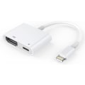Pikkukuva 1 / 5: Hdmi-sovitin, Hdmi-sovitin iPhonelle 1080p Lightning Digital Av -sovitin, Hdmi-synkronointinäyttö Hdmi-liitin iPhonelle ja Ipadille