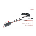 Pikkukuva 3 / 5: Auton Bluetooth 5.0 Aux-kaapeli Mikrofoni Handsfree Matkapuhelin Ilmainen Soittosovitin E60 E63 E87 [DB]