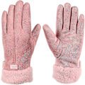 Miniatyrbilde 2 av 5: Oppladbare damehansker med varme, USB-oppvarmede damehansker, USB-varmehansker, lade-varmehansker, rosa varmehansker for kvinner, Fo [db] 2