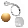 Miniatyrbilde 1 av 4: Skrivebordslampe med klemme, Sengelampe, fleksibel USB-lampe (varmt lys) db