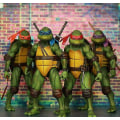 Miniatyrbilde 5 av 5: Ninja Turtles 1990-filmen 7\" Neca Tmnt Teenage Movable Toys Mutant Actionfigur Gaver til barn Db Michelangelo