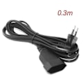 Miniatyrbillede 3 af 5: Europea 90 Graders Hanstik til Hun Socket Forlængerkabel til PC Computer Pdu(0.3m) [DB]