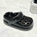 Miniatyrbillede 2 af 5: Sjove Crocs Askebægre Pynt Crocs Keramik Askebægre Sjove Anti-Fly Aske Pynt, 50% Tilbud {Db) black