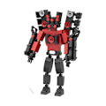 Miniatyrbild 1 av 5: Skibidi Toalett Titan Kameraman Byggsten Set Kompatibel Med Db G 1 Pcs