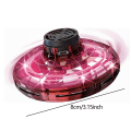 Miniatyrbilde 5 av 5: Mini Drone Led Ufo Type Flygende Spinner Fingertip Flight Gyro Drone Flymaskin Leke Voksen Barn Gaver Db Red