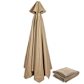 Miniatyrbillede 1 af 5: Udskiftning af stof til haveparasol, baldakin til 3m 6/8x arm parasol  [dB} Tan 300cm x 8k