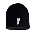 Miniatyrbillede 1 af 4: Fashion Unisex Efterår Vinter Billie Eilish Broderet Strikket Hue Hip Hop Beanie Cap [Db] Black