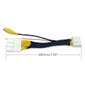 Miniatyrbilde 4 av 5: Reservekamera Video Strømkabel for Renault - Monitor Tilkobling AV-kabel [DB]