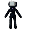 Miniatyrbilde 2 av 5: Speakerman Titans Tv Man Titans Cameraman Doll Plysjleke Titans Speaker Man Skibidi Toalett Kamera Mann Tv Kvinne Plysj Myk Leker [DB] A8 about 30cm