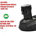 Miniatyrbillede 3 af 5: AL1115CV AL1130CV Batterilader til Bosch 10.8V 12V Lithium Lion Batteri BC690 BC330 BAT412A BC430 BAT411 BAT412 BAT41 db
