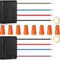 Miniatyrbillede 2 af 5: Touch-lampekontakt 2-pak, touch-lampe-kontrolmodul til dæmpbare LED-pærer, lampekontakt-erstatning K db black
