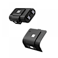 Miniatyrbild 4 av 5: Spela och ladda-kit för Xbox Series X-kontroll med 1100 mAh uppladdningsbart batteri - 2 förpackningar [DB] Black
