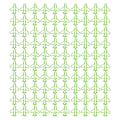 Miniatyrbilde 1 av 4: 100 stk. Søte binders, flyformet design, belagt ledning, lyse farger, fancy binders for utklippsbøker [DB]