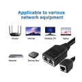 Miniatyrbillede 3 af 5: Kvinde 1 Til 2 Adapter Kabel Netværk Hundred Megabit Netværk Sharer Rj45 Multi-funktionel 1 Til 2 Net