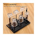 Miniatyrbillede 5 af 5: Holder, opvaskestativ flasker, 6 stativ, metal kopholder med bakke og tørrestativ til flasker og kopper Db Photo Color