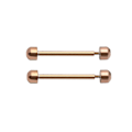 Miniatyrbilde 1 av 5: 1 Par Urremme Skruepinner for Smartklokke Armbånds Lås Spenne Friksjon Tub db Rose Gold 16mm