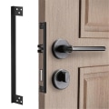 Miniatyrbild 3 av 5: Dörrlås skyddsplattor, utåtgående dörrsäkerhetsskydd, dörrlås skydd, lock för att blockera 11 tum