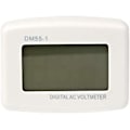 Miniatyrbillede 5 af 5: 220V Blå Baggrundsbelyst Digital LCD Voltmeter Panel Spændingstester EU Stik DM55-1 AC 80-300V