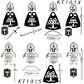 Miniatyrbillede 1 af 5: Nye middelalderlige dværg orke troldmand hobbited figurer tilbehør modelbyggeklodser lotr mursten legetøj til børns gaver Db Set 10