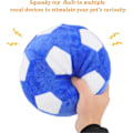 Miniatyrbild 3 av 5: Interaktiva Hundleksaker Fotboll Plysch Pipande Hundleksaker Boll Hundpussel Leksaker Fotboll Inomhus Utomhus Jolly Ball för Hundar, Hundbollar 7.1in/18cm db