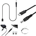Miniatyrbillede 3 af 5: 100W USB Type C Laptop Strømadapter Ladekabelledning med 10 til DC Jack Plu [db]