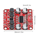Miniatyrbillede 2 af 5: 1 stk. Effektforstærkerkort, Tpa3110 2x15w Høj Effekt Dual Channel Digital Stereo Modul Til Hjemme Audio Systemer, 30 X 39mm