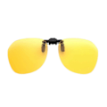 Miniatyrbild 5 av 5: Mörkerseende Anti-bländning Polariserade Clip-on Körglasögon Solglasögon Lins db Yellow