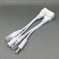 Pikkukuva 3 / 5: 2 kpl POE-sovitin Plug and Play 12V PVC Power over Ethernet -kaapeli erotin yhdistin db Black