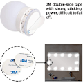 Pikkukuva 2 / 5: Led-meikkilampun sarja - Valkoinen himmennettävä 10 valoa [DB]