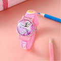 Miniatyrbild 2 av 2: Barnflickor Elsa Armbandsur Flik Rotation Klocka Med Justerbar Rem {DB} Pink