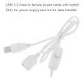 Miniatyrbild 3 av 5: USB-strömbrytare för körinspelare, USB-förlängning med på/av-knapp [DB]