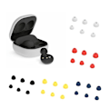 Miniatyrbillede 3 af 3: 6 stk. udskiftningsørepropper i blødt silikone til Samsung Galaxy Buds2 DB Yellow Style A