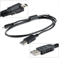 Miniatyrbillede 2 af 5: Cybershot Dsc-w800 / Dsc-w810 Digitalkamera USB-kabel / B6J8 Oplader Supe db
