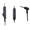 Miniatyrbillede 3 af 4: Til BOSE Quietcomfort 15/QC15 QC2 Hovedtelefonkabel Lydkabel Kabel Dobbelt 3,5 mm AUX-kabel db with buttons