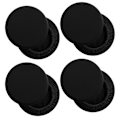Miniatyrbilde 1 av 5: 8 Pakning Runde Barstoltrekk - Supermyke Og Vaskbare Elastiske Stoltrekk For Bar 12- [db] Black