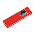 Miniatyrbild 2 av 2: Elektrisk USB-laddning Uppladdningsbar Flamfri Tändare Skärminduktion-DF [DB] Red