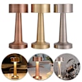 Miniatyrbild 1 av 4: Laddbar LED-bordlampa med beröringskänslig sensor, skrivbordslampa, sovrum, restaurang, bar, inredning [DB] Bronze Dumbbell