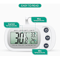 Miniatyrbilde 2 av 5: 2 stk Frigidaire Kjøleskapstermometer, Digital Frysertermometer Med Henger, Lett Å Lese LCD-Skjerm, Perfekt For Hjemmet, db