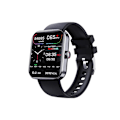 Miniatyrbilde 1 av 5: F57l Blodsukker Smartklokke Kroppstemperatur Vanntett Hrv Ecg Monitor {Db) black