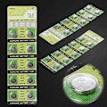 Miniatyrbillede 2 af 5: 10 stk. Cell Coin Alkaline Batteri Ag7 1,55V Knappenbatteri Lr927 Til Ur [DB]