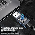 Pikkukuva 4 / 5: USB-A - 3,5 mm:n kuulokeliitäntäadapteri [db]