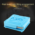 Miniatyrbilde 4 av 5: 100 hullers kapselfyllemaskin brett med passer DIY 00 Db Blue