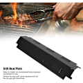 Miniatyrbillede 4 af 5: Universal udskiftning grill varme telte til grill porcelæn stål bbq varmeplade skjold varme telt smagsgiver bar brænderdæksel flamme tamer for db 2Pcs