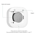 Miniatyrbild 5 av 5: Digital Termometer Hygrometer för iOS/Android Smart Fuktighetstemperaturgivare med Alarm och Datalagring för Växthus [DB] White
