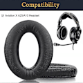 Pikkukuva 2 / 5: Korvaavat korvatyynyt BOSE Aviation Headset X A10 A20 -kuulokkeille P202112241 [db]