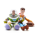 Miniatyrbilde 4 av 4: 40cm Toy Story, Sheriff Woody, Buzz Lightyear plysjleke, stort hodetrekk, Buzz [DB] Woody