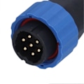 Pikkukuva 2 / 4: Ilmailupistokeliitin IP68 Vedenpitävä Liitin Uros Naaras Jatkopääte 380V SP207 Pin [DB]