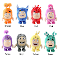 Miniatyrbild 3 av 4: Oddbods Plysch Barnprogram Monster Karaktär Mjukt Fyllt Leksak [DB] Grey